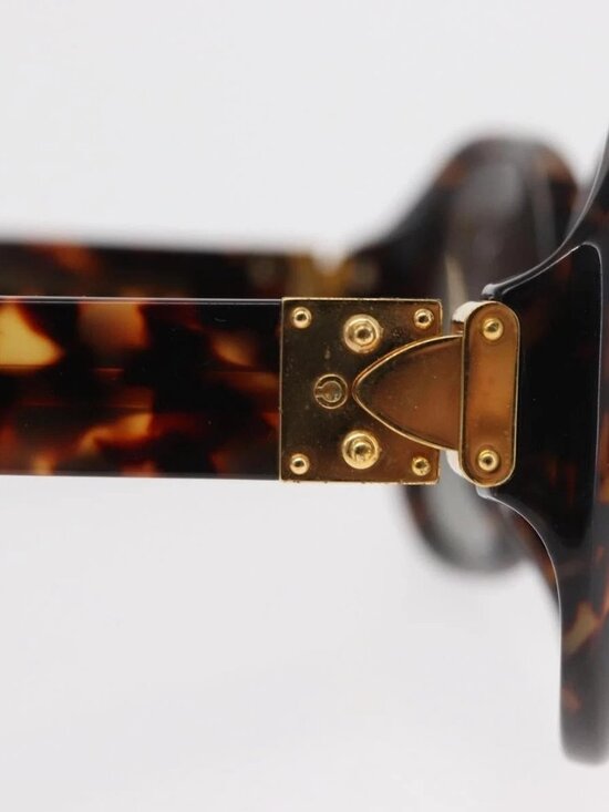 LOUIS VUITTON Supson Oversized Sunglasses plastic Brown LV Auth BA9323 main image 9